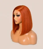 Ginger Orange Straight Bob Wig - Image 3