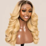 Glossy Blonde Wig