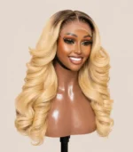Glossy Blonde Wig
