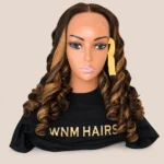 Mannequin With Styled Wig and Branding