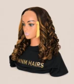 Mannequin With Styled Wig and Branding - Image 3