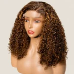 Brown Bust Curly Wig
