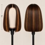 22" Bone Straight Human Hair Wig | 5x5 Closure
